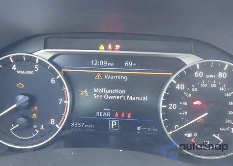 2025 Nissan Altima Sv Fwd from USA, damaged, VIN 1N4BL4DV7SN396839